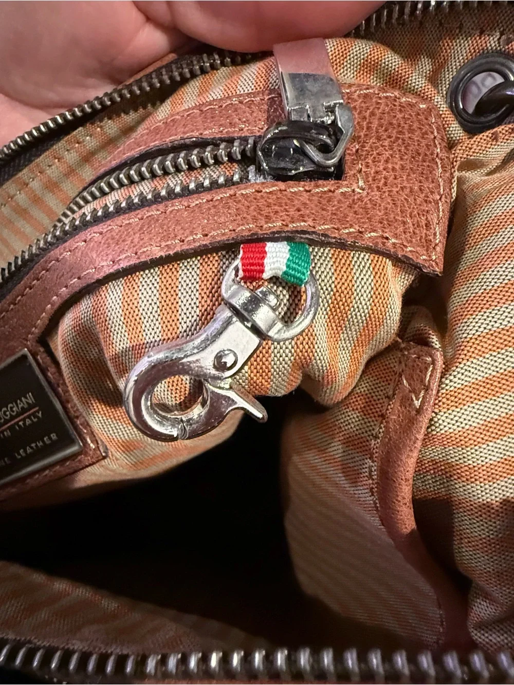 Women’s | Men’s Leather Messenger Crossbody Bag Multiple Compartments